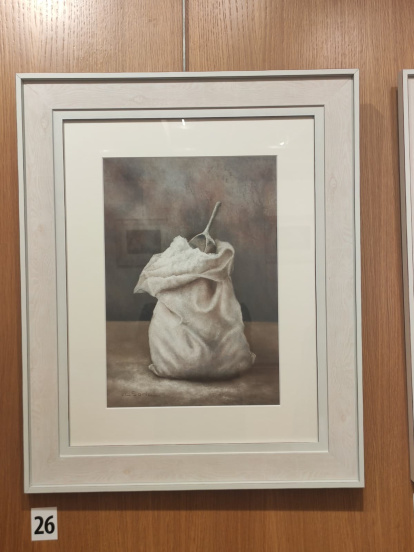 Una serie de pinturas sobre el pan y la labor del panadero